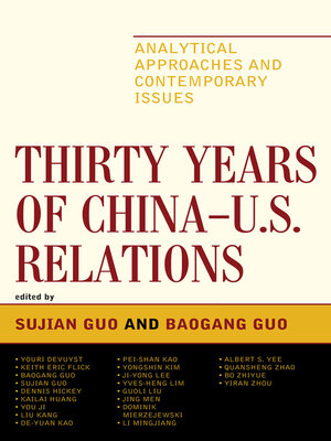 cover image of Thirty Years of China--U.S. Relations